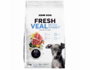 JOHN DOG Fresh Junior Small breeds Veal with rabbit - suché krmivo pro psy - 3kg