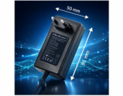 Qoltec Nabíječka AGM gelových baterií | 12V nabíječka | 2A | 24W | 5,5x2,1 | kabel 1,8 m