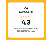 DOMOLETTI Venkovní nábytek , šedý, 2místný