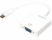 LogiLink Adaptér USB-C 3.1 na VGA 1080p, Mac OSX, Chrome OS