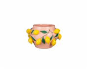 MICA Květináč 1174278, keramický, O 29 cm, žlutý/růžový