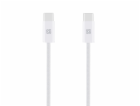 OBAL:ME Super Fast USB-C/USB-C Pletený kabel 100W 1m White