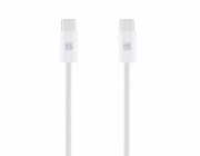 OBAL:ME Super Fast USB-C/USB-C Pletený kabel 100W 1m White