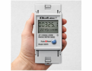 Qoltec Jednofázový elektronický měřič spotřeby energie na DIN lištu | RESET | periodický a trvalý měřič | 230V | 60A | LCD | LED | 2P