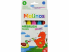 Malinos Malinos Airbrush Stifte Magic Teddy 5Farben+Schab...