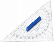 Staedtler Úhlové pravítko 16 cm, styrol, s trnovou rukojetí