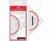 Faber-Castell FABER-CASTELL Geometrie-Dreieck klein mit Griff 14cm