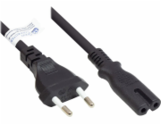 Alcasa Napájecí kabel P0370-S050 Napájecí kabel černý 5m, zástrčka typu C, C7, panel