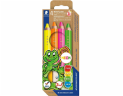 Staedtler STAEDTLER Buntstifte Noris junior neon 4 Farben + Spitzer