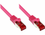 Good Connections Patch kabel RNS s ochranou proti krádeži, Cat. 6, S/FTP, PiMF, PVC, 250 MHz, purpurový, 10 m, (8060-100M)