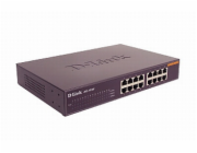 D-Link DES 1016D - Přepínač - 16 x 10/100 - desktop
