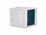 Digitus Wandgehäuse Unique Serie - zweiteilig, schwenkbar (grau, 12 Höheneinheiten)