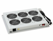 TRITON Ventilační jednotka horní (spodní), 6 ventilátorů-230V/90W, termostat, šedá