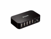 D-Link DUB-H7 (stříbrnošedý, s napájecím zdrojem)