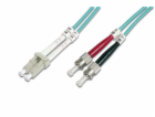 DIGITUS Fiber Optic Patch Cord, LC to ST, Multimode 50/12...