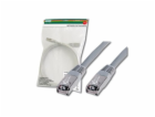 Digitus Patch Cable, SF-UTP, CAT 5e, AWG 26/7, měď, šedý 1m