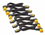 APC Power Cord Kit (6 ea),Locking,C13toC14 (90Dg),0.6m AP8702R-WW