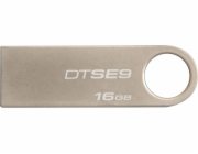 Kingston 16GB DataTraveler SE9, USB 2.0, kovový
