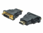 Digitus adaptér HDMI A samec / DVI(24+5) samice, černo/šedý