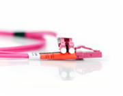 DIGITUS Fiber Optic Patch Cord, LC to LC, Multimode OM4 - 50/125 µ, Duplex Length 7m