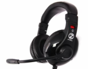 Zalman headset ZM-HPS200 / herní / náhlavní / drátový / 40mm měniče / 2x 3,5mm jack