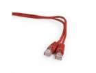 GEMBIRD kabel patchcord Cat5e UTP 1m, červený