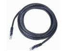 GEMBIRD kabel patchcord Cat5e UTP 0,5m, černý