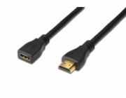 Digitus Assmann AK-330201-020-S ASSMANN HDMI High Speed extension cable type A M F 2.0m w Ethernet Ultra HD 24p gold bl