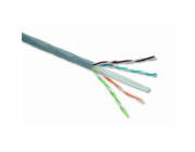UTP kabel PlanetElite, Cat6, licna(lanko), PVC, šedý, 305m