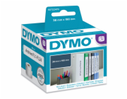 Dymo LabelWriter ORIGINAL štítky do složek, úzké 38x190 mm, 1 role se 110 štítky (bílé, s permanentním lepidlem, S0722470)