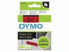 Dymo Páska D1 ORIGINÁL, černá na červené, 12 mm x 7 m (S0...