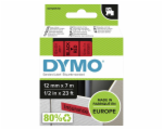 Dymo Páska D1 ORIGINÁL, černá na červené, 12 mm x 7 m (S0720570)