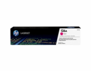 HP 126A Magenta LJ Toner Cart, CE313A (1,000 pages)