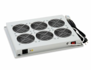 TRITON Ventilační jednotka horní (spodní), 2 ventilátory-230V/30W, termostat, šedá