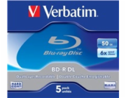 VERBATIM BD-R(5-pack)/DualLayer/Jewel/6X/50GB