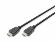 Digitus Připojovací kabel HDMI High Speed, typ A M/M, 2,0 m, Ultra HD 60p, zlatý, bl