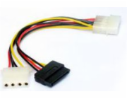 GEMBIRD Kabel redukce - rozdvojka napájení 1x 5,25" na 2x SATA