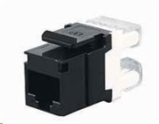 Solarix Keystone c5e UTP RJ45, černý, zařezávací