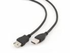 Kabel USB A-A 3m 2.0 prodlužovací HQ Black