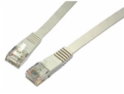 SOLARIX patch kabel plochý CAT5E UTP LSOH 0,5m šedý