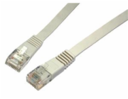 SOLARIX patch kabel plochý CAT6 UTP LSOH 5m šedý