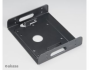 AKASA montážní kit  pro 2,5" nebo 3,5" HDD do 5,25" pozice, černý