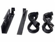 APC - Montážní souprava na reál konzole KVM - černá - 1U - kompatibilní s TAA - pro P/N: SMX1000CUS, SMX1500RM2UCNCUS, SMX1500RM2UCUS, SMX2KR2UX145, SMX3KR2UNCX145, SMX750CUS