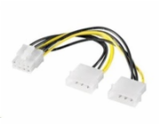 PREMIUMCORD Napájecí redukce 2x MOLEX PCI-e 8pin