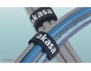 AKASA vázací sada na kabely Tidy Kit 2, 5x stahovací páska, suchý zip