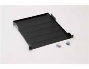 19" police A1 s perforací 350mm, max.40kg černá