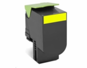 LEXMARK Yellow toner 802SY pro CX310/410/510 z programu Lexmark Return (2 000 stran)