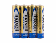 Baterie AAA (R03) alkalická MAXELL 4ks / shrink