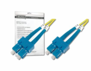 DIGITUS Fiber Optic Patch Cord, SC to SC, OS2, Singlemode 09/125 µ, Duplex, Length 2m