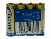 baterie Maxell 1,5  AA  4-pack  folie/Ma